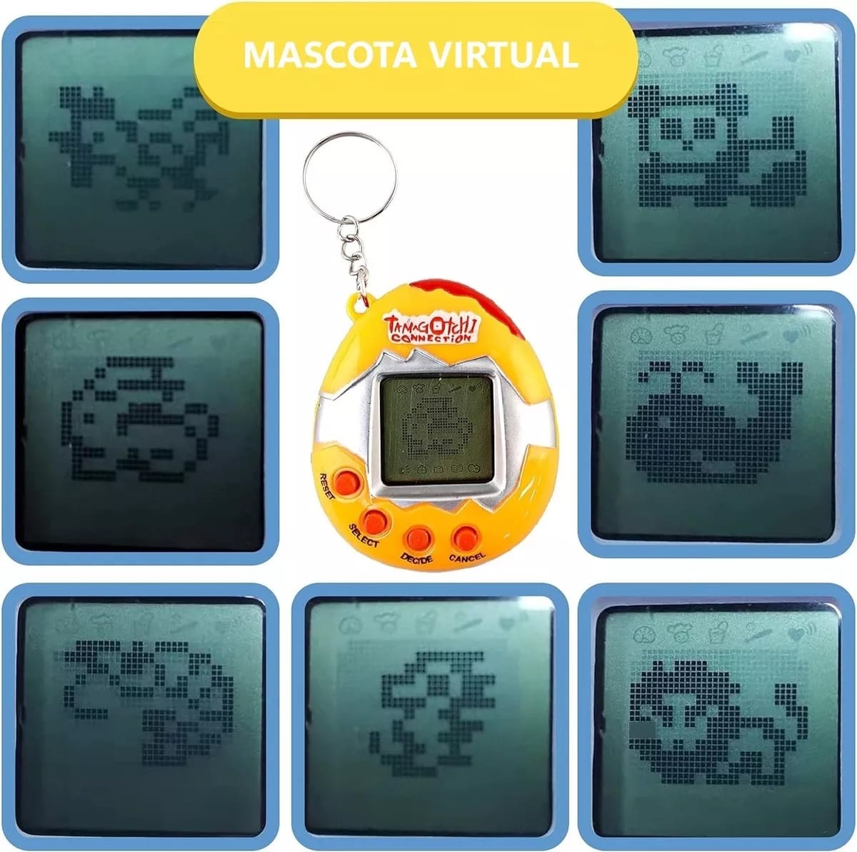 Mascota Virtual Pet Egg Game Tamagotchi 168 Juegos En 1 - Imagen 5
