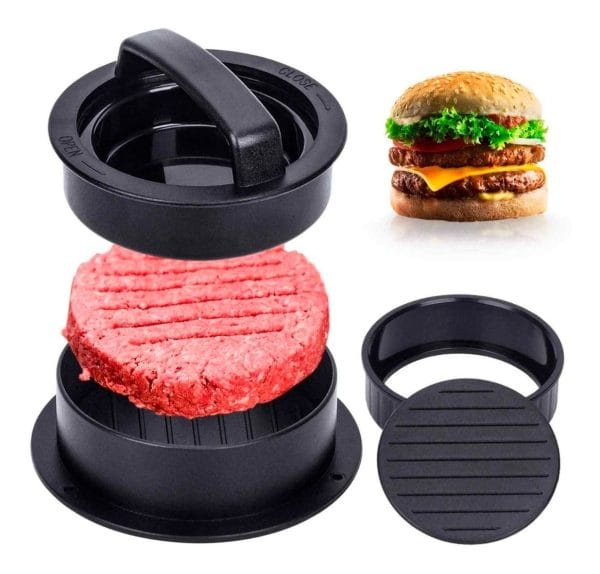 Molde Para Hamburguesas Rellenas Prensa Plancha 3 Medidas