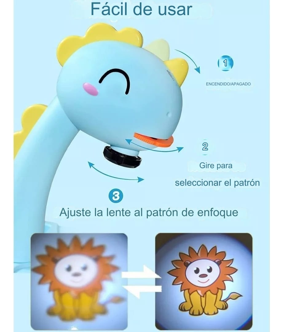 Mesa De Dibujo Para Niños Con Proyector Luz Musica Sonido - Imagen 3