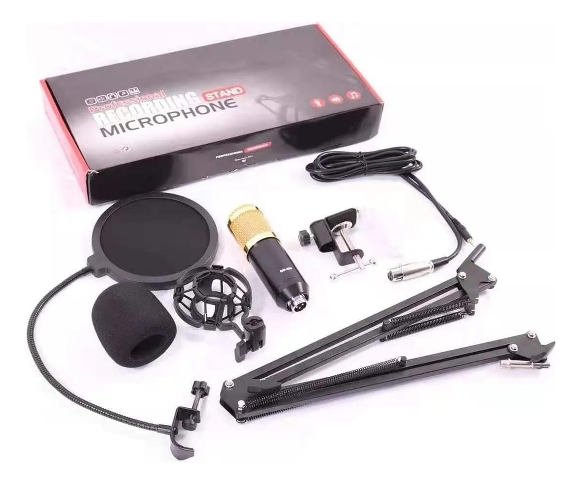 Microfono Con Condensador + Brazo Articulado + Accesorios - Imagen 8