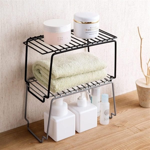 Organizador Alacena Estante Apilable 27x19x14 Cm Cocina Baño - Imagen 7