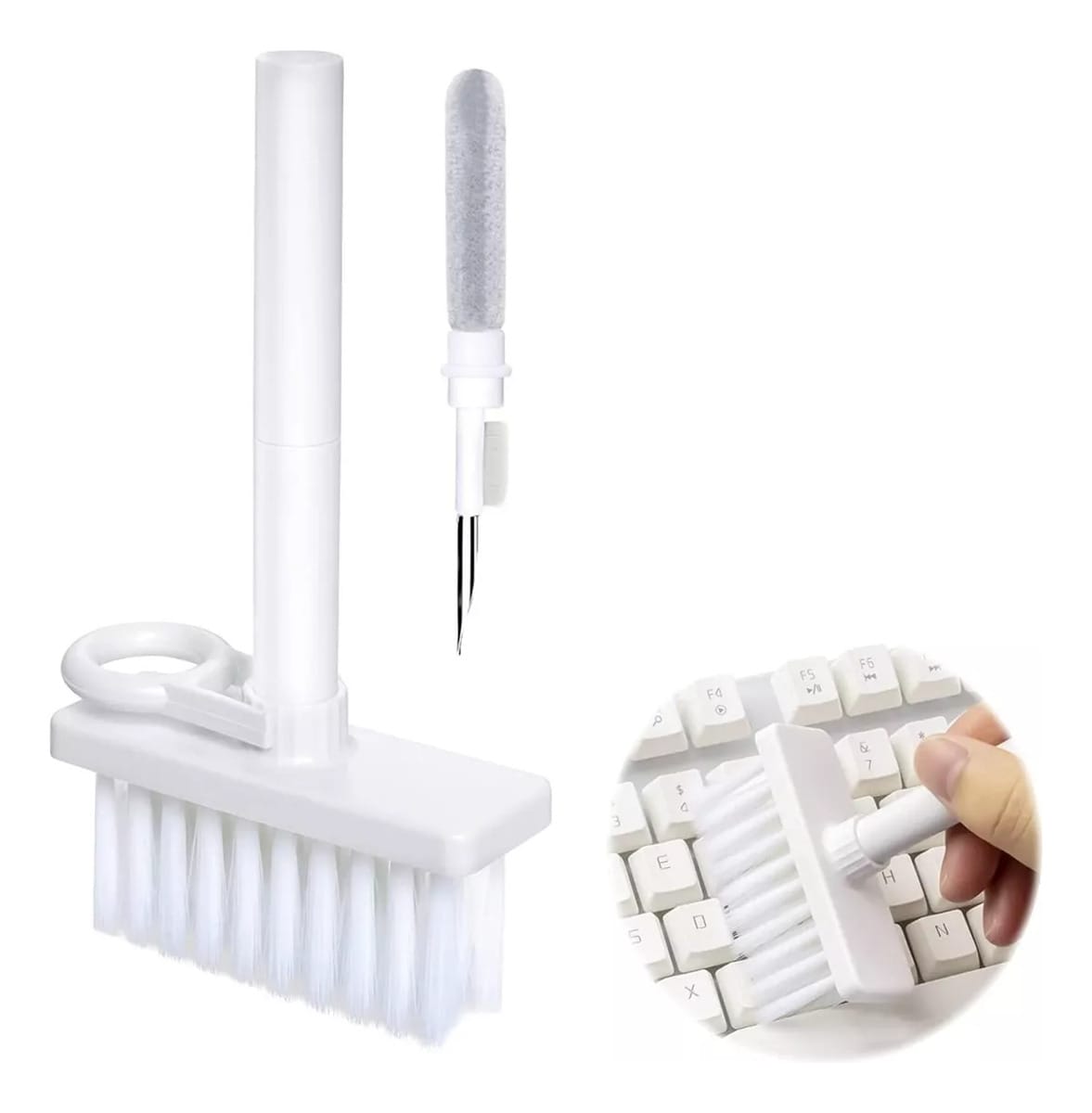 Kit Limpieza Teclado Auriculares 5 Piezas Multiusos Cepillo - Imagen 6