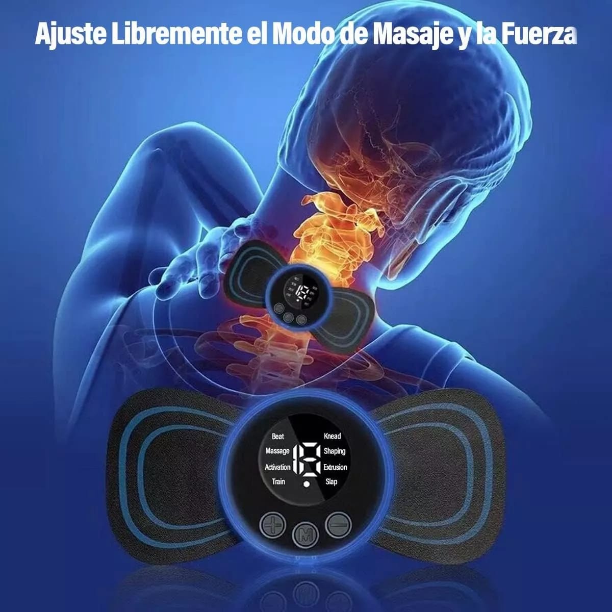 Mini Masajeador Recargable Usb Estimulador Muscular Portatil - Imagen 2
