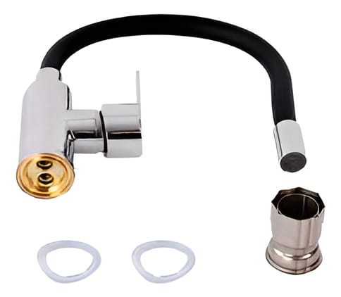 Monocomando Bronce Goma Flexible Mesada Pileta Monomando - Imagen 4