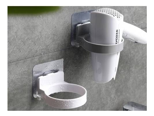 Soporte Para Secador De Pelo A La Pared Baño Hogar - Imagen 2