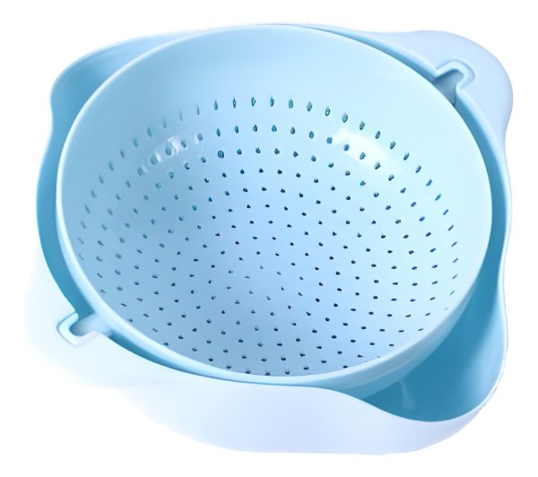 Escurridor Colador Vegetales Pasta Con Volcador Bowl Cocina