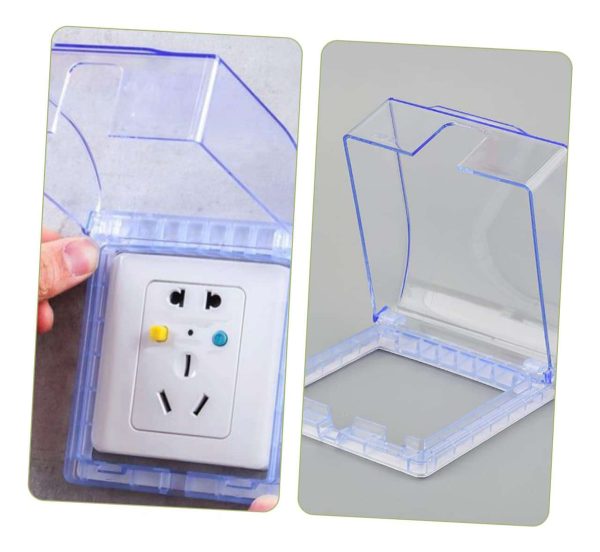 Caja Protectora Impermeable Enchufe Con Tapa Toma Corriente - Imagen 6