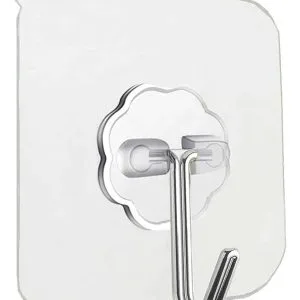 Gancho De Pared Adhesivo Hasta 15 Kg Medidas 56 X 56 Mm