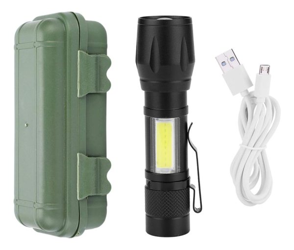 Linterna Luz Led Recargable Usb Foco Alta Potencia Camping - Imagen 8