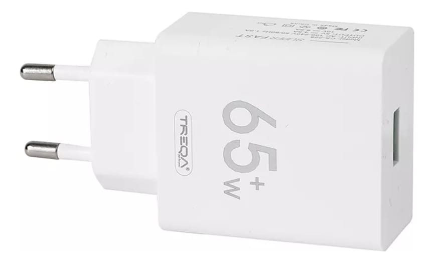 Cargador Celular Usb Ficha Carga Super Rapida 65 W Treqa - Imagen 6
