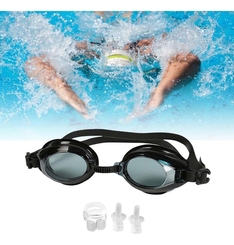 Lentes Gafas Natacion Para Piscina Playa Con Tapones Oido - Imagen 2