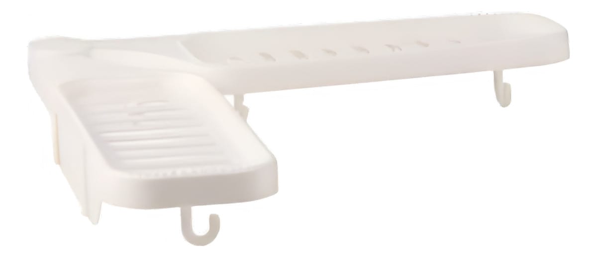 Soporte Organizador Plegable Para Baño Esquinero Repisa - Imagen 4