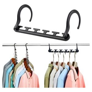 Organizador De Perchas Plástico 5 En 1 Pack 2 Unidades Hogar