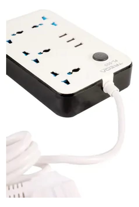 Alargue Zapatilla Eléctrica Adaptador 503 Con Usb 2m Treqa - Imagen 8