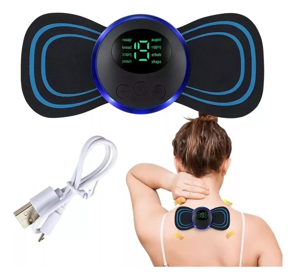 Mini Masajeador Recargable Usb Estimulador Muscular Portatil
