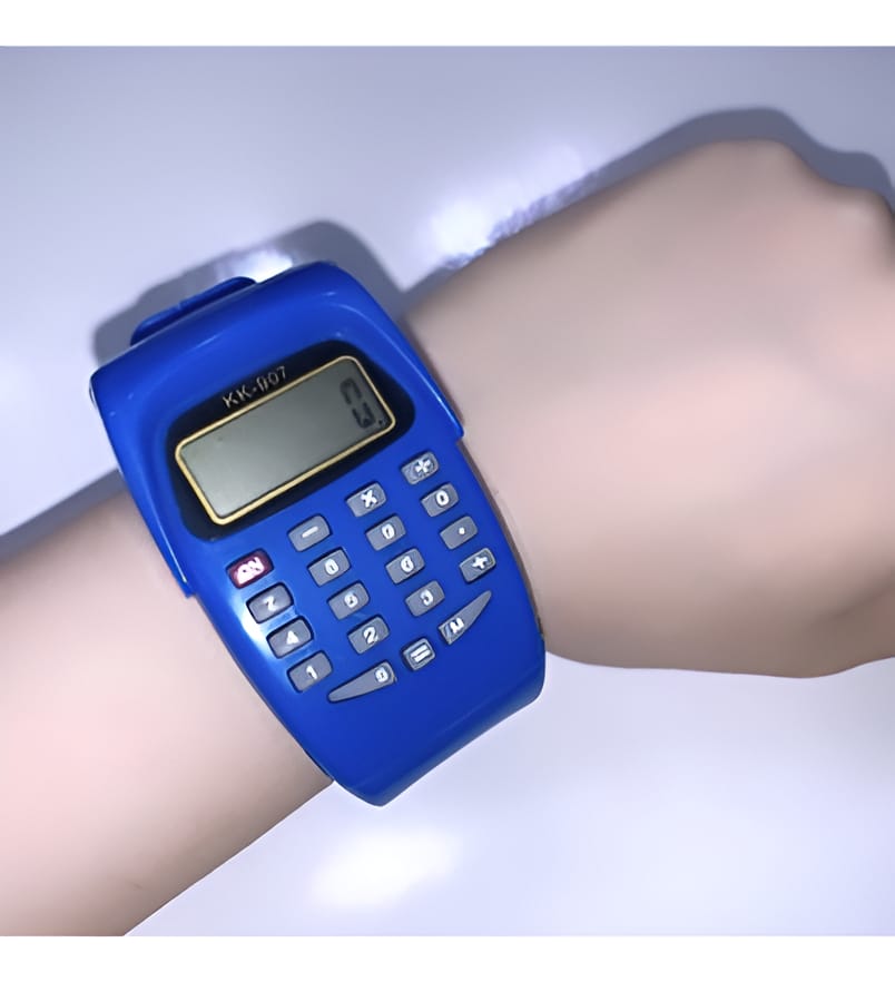 Reloj De Pulsera Con Calculadora Digital Infantil Eléctrico - Imagen 4