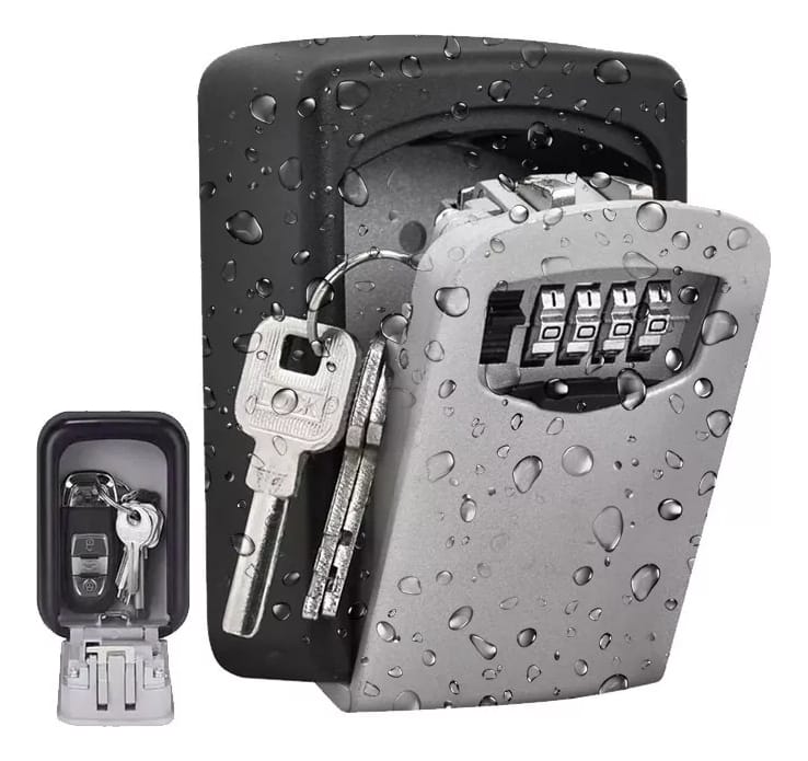 Cofre Caja Seguridad Para Llaves Con Codigo 4 Digitos Pared