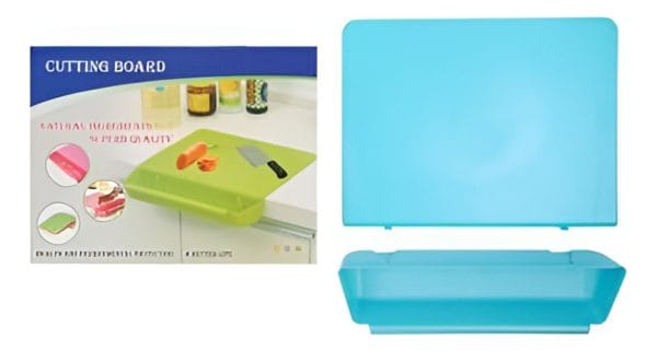 Tabla Para Cortar Con Depósito Para Desechos Plegable Cocina - Imagen 4