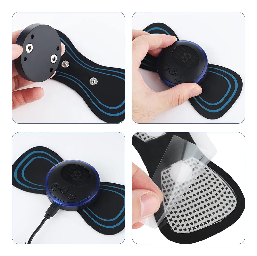 Mini Masajeador Recargable Usb Estimulador Muscular Portatil - Imagen 6