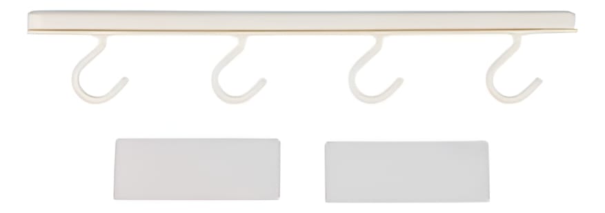 Extensible Colgar 4 Ganchos Alacena Adhesivo Cocina - Imagen 3