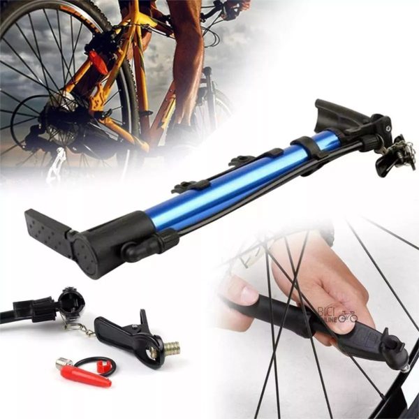 Mini Inflador Bicicleta Ciclismo Aleacion Aluminio Portable - Imagen 3