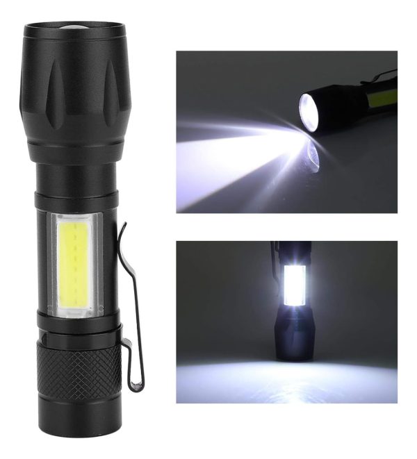 Linterna Luz Led Recargable Usb Foco Alta Potencia Camping - Imagen 4