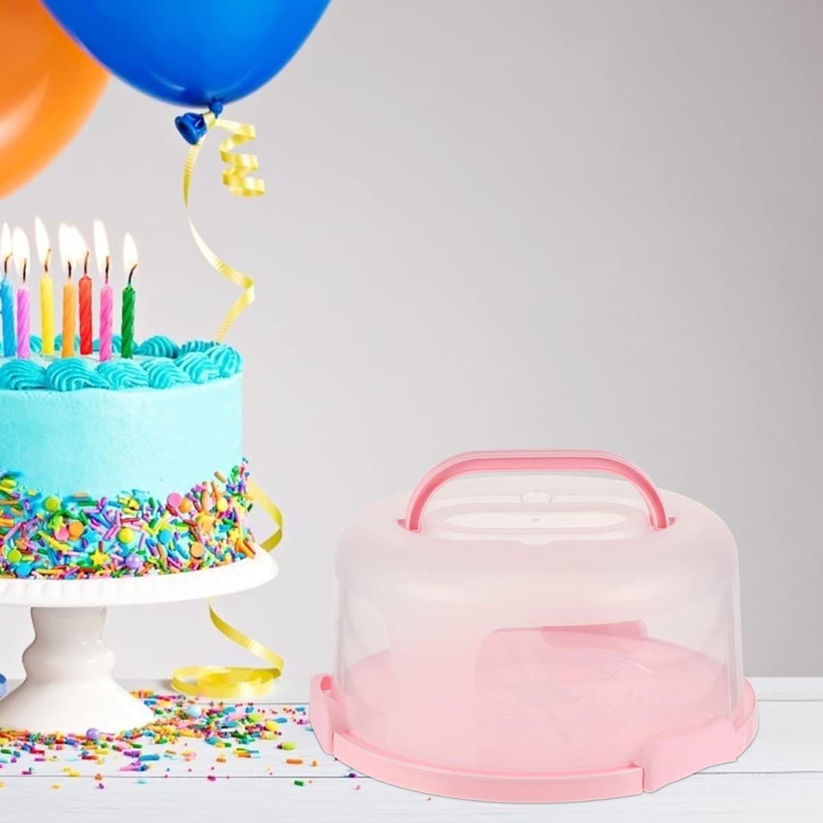 Cúpula Con Bandeja Para Tortas Y Postres 30 X 9 Cm Cocina - Imagen 4