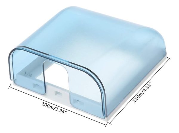 Caja Protectora Impermeable Enchufe Con Tapa Toma Corriente - Imagen 9