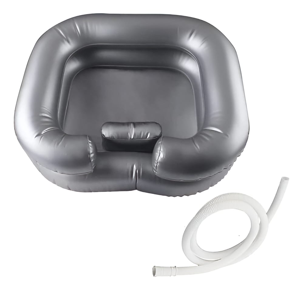 Lavado Portátil Inflable Para Lavar El Cabello En Cama Hogar - Imagen 8