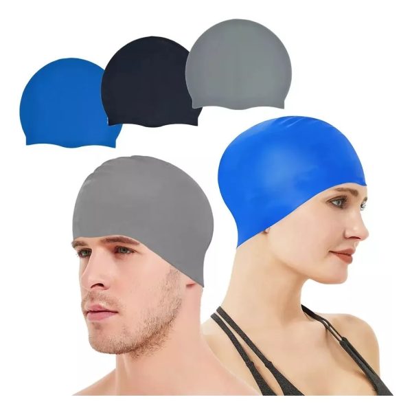 Gorra Gorro Natacion De Silicona Ergonomica Ajuste Seguro