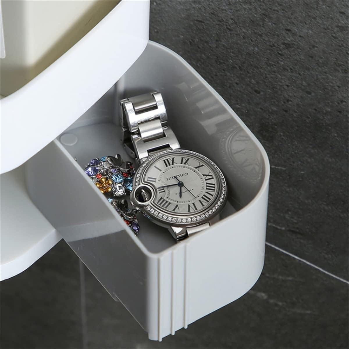 Esquinero Estante Plegable De Baño 34x27x8 Cm Ganchos - Imagen 7