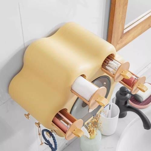 Portarrollos De Papel Higiénico Soporte Organizador Baño - Imagen 4