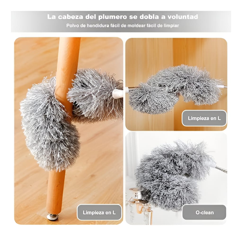 Limpiador Extensible Para Techo 2.8 Mts Hogar Limpieza - Imagen 2