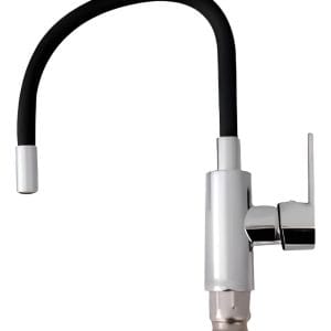 Monocomando Bronce Goma Flexible Mesada Pileta Monomando