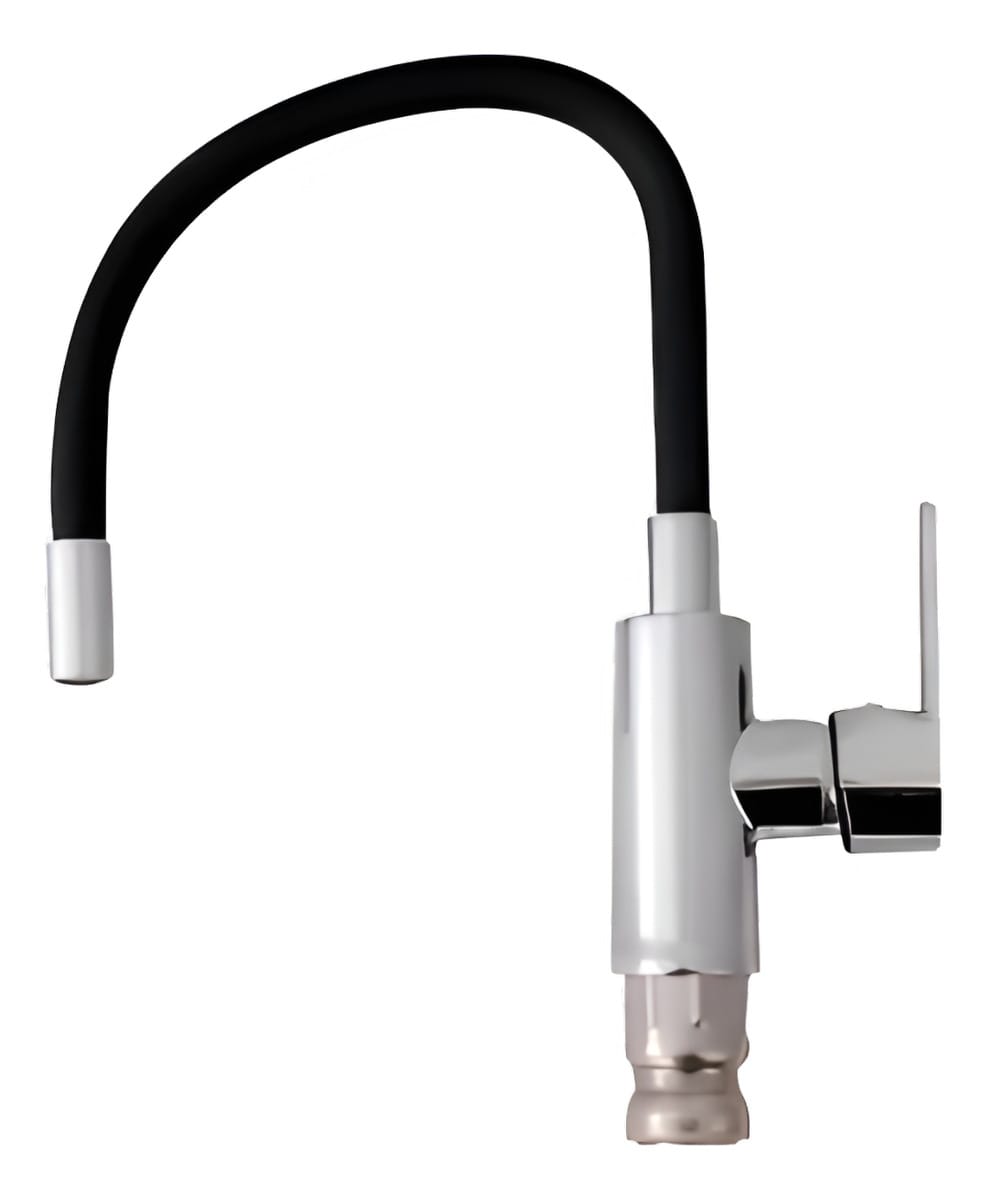 Monocomando Bronce Goma Flexible Mesada Pileta Monomando