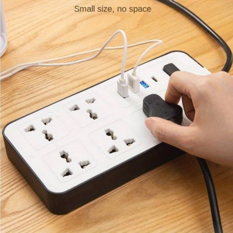 Alargue Zapatilla Eléctrica Adaptador 503 Con Usb 2m Treqa - Imagen 2