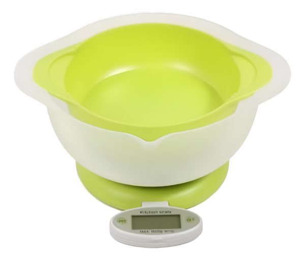 Balanza De Cocina Digital Plegable 1 A 5 Kg 2 Bowls Hogar - Imagen 2