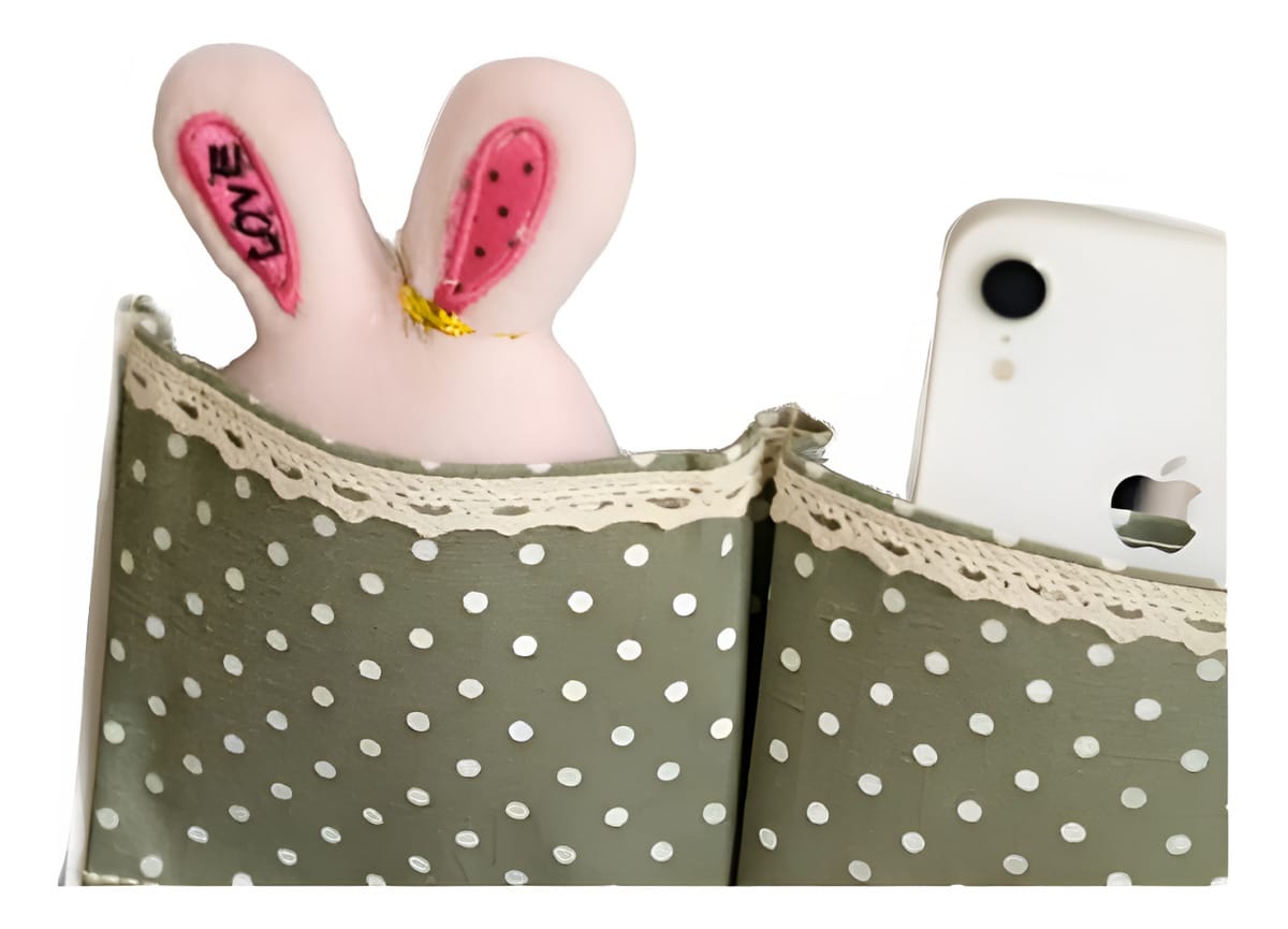 Organizador De Tela Con 5 Bolsillos Para Colgar Diseño Hogar - Imagen 7