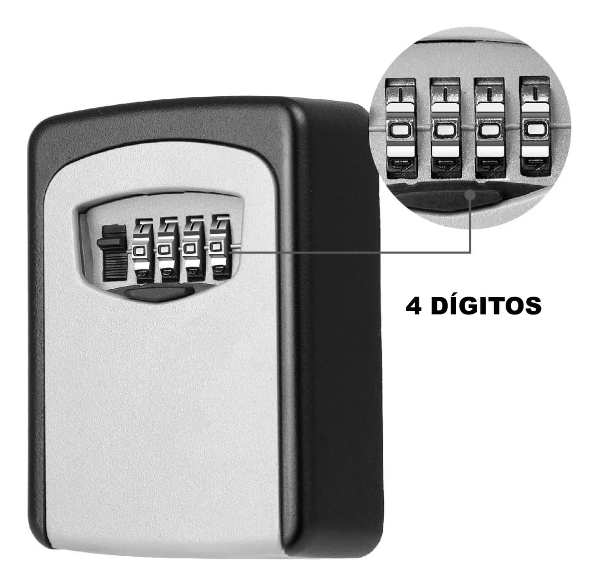 Cofre Caja Seguridad Para Llaves Con Codigo 4 Digitos Pared - Imagen 9