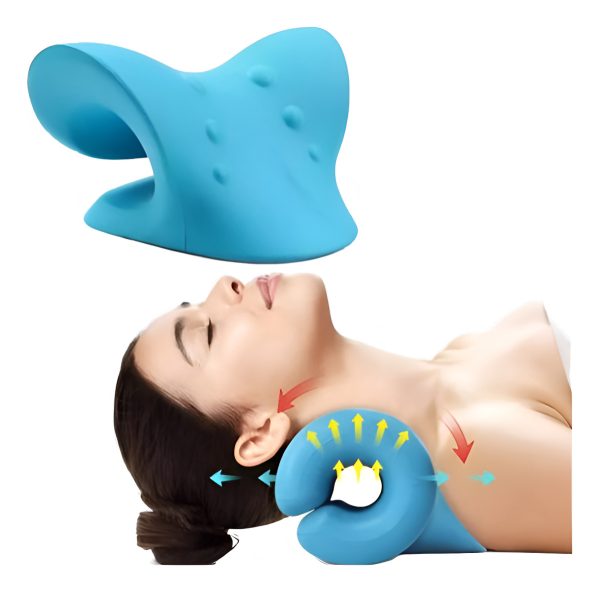 Almohada Ergonomica Alivia Tension Cuello Saludable Relaja