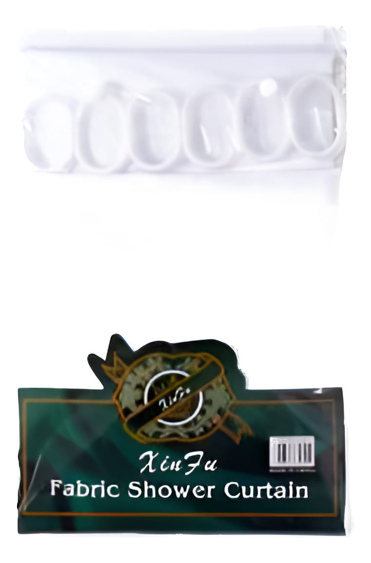 Cortina De Baño 170x180 Cm Impermeable Anti Moho 12 Ganchos