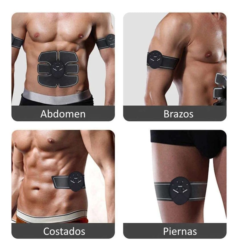 Parches Electro Tonificador Muscular Abdomen Piernas Brazos - Imagen 4