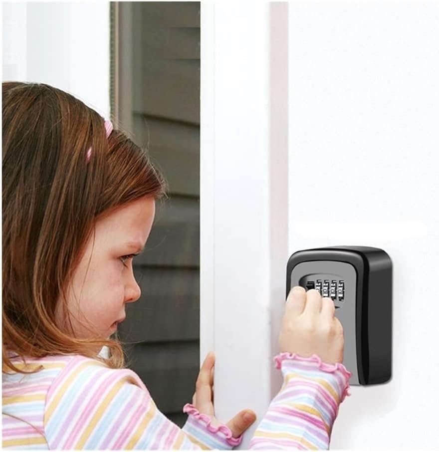 Cofre Caja Seguridad Para Llaves Con Codigo 4 Digitos Pared - Imagen 4