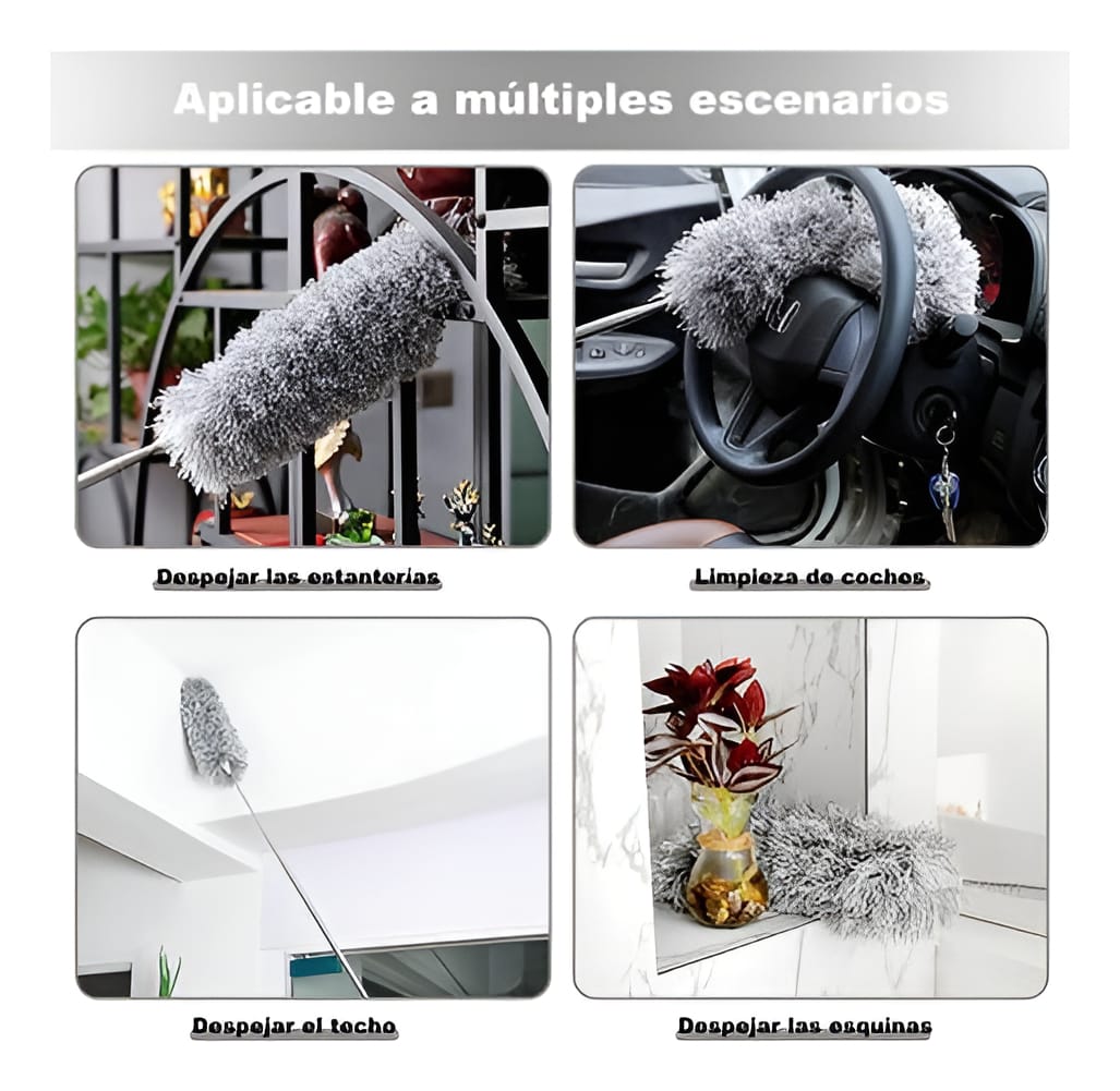 Limpiador Extensible Para Techo 2.8 Mts Hogar Limpieza - Imagen 4