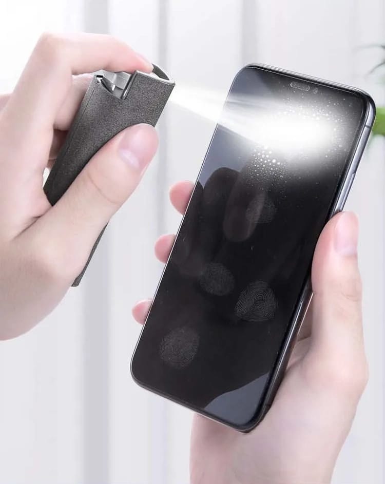 Limpiador De Pantalla Táctil 2 En 1 Spray Y Microfifra - Imagen 5