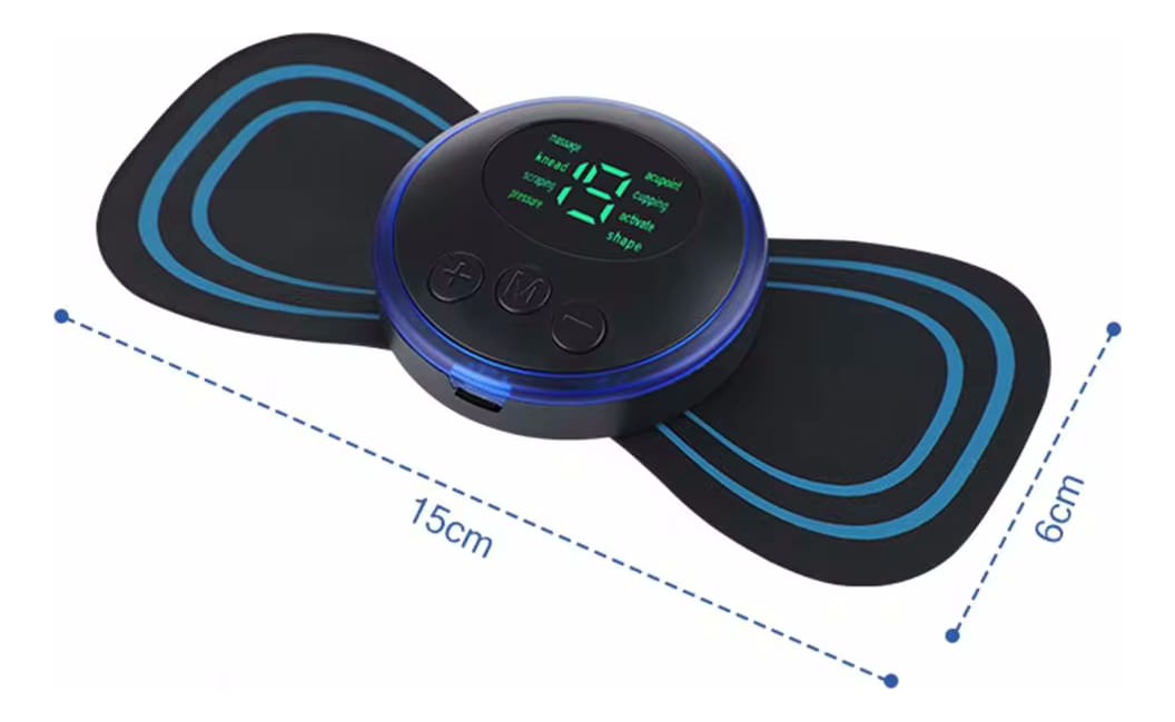 Mini Masajeador Recargable Usb Estimulador Muscular Portatil - Imagen 7