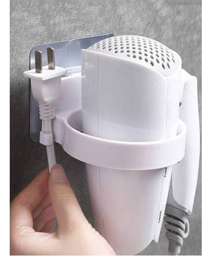 Soporte Para Secador De Pelo A La Pared Baño Hogar - Imagen 5
