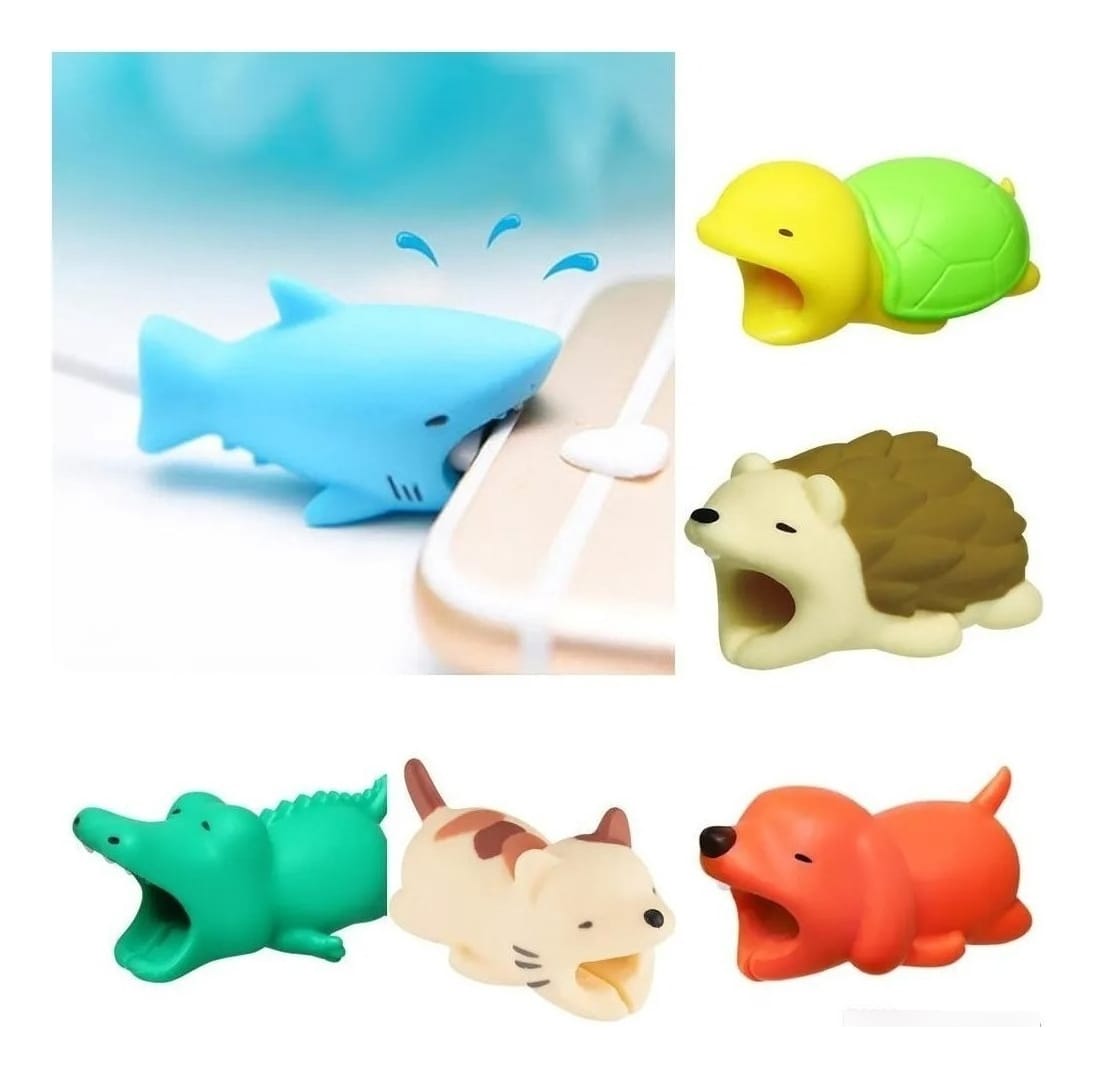 Protector Para Puntas De Cable Cargadores Animales Celulares - Imagen 4