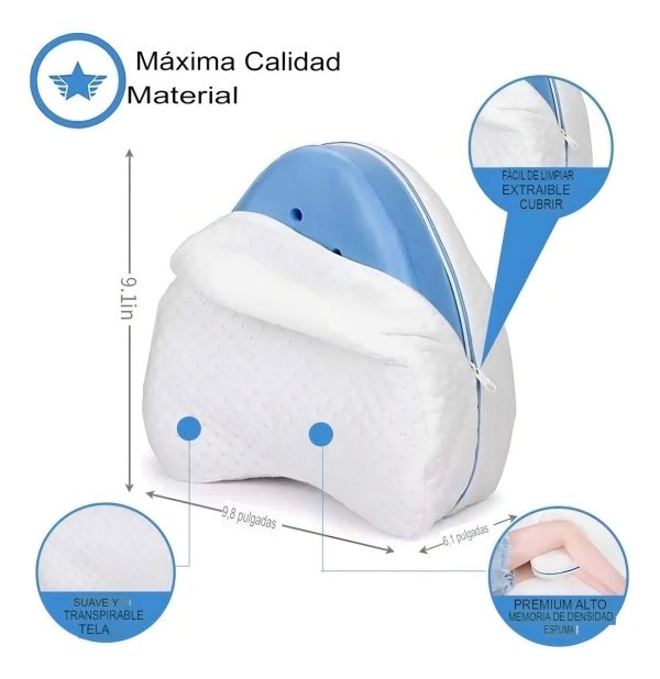 Almohada Profesional Rodillas Ortopedica Piernas Cama Dormir - Imagen 3