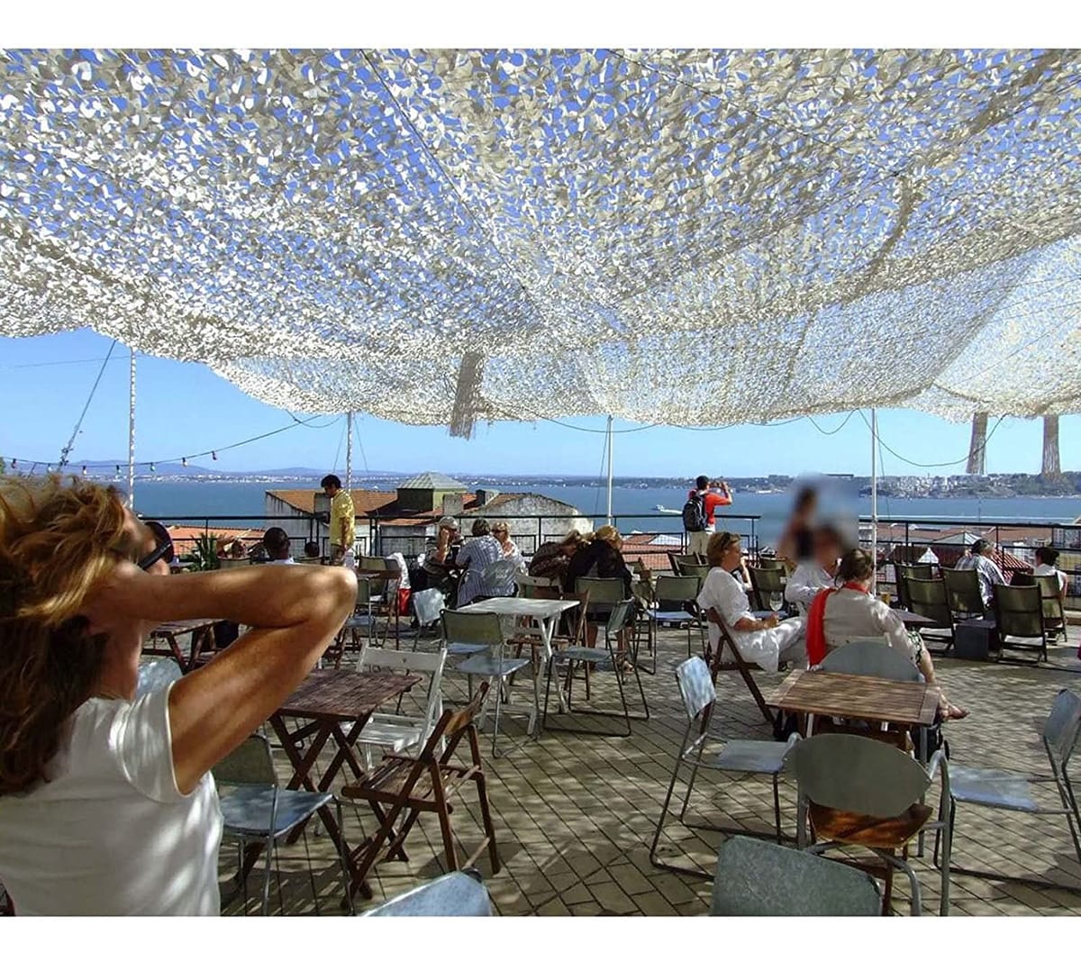 Red Malla Sombra Toldo Camuflaje 3x3m Anti Moho Alta Calidad - Imagen 4